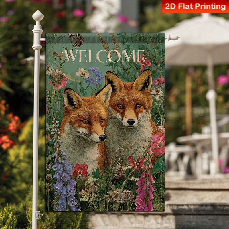 TEMU 2d Flat - 2d Flat - A Single Piece Of A Two-dimensional Flat Garden Flag Showcasing Beautiful , Ideal For Outdoor Decoration To The Summer And