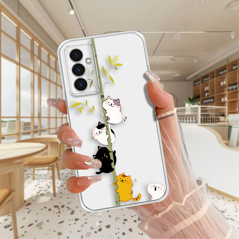 Ovitek za telefon - Prozoren ovitek za telefon, primeren za Samsung Galaxy