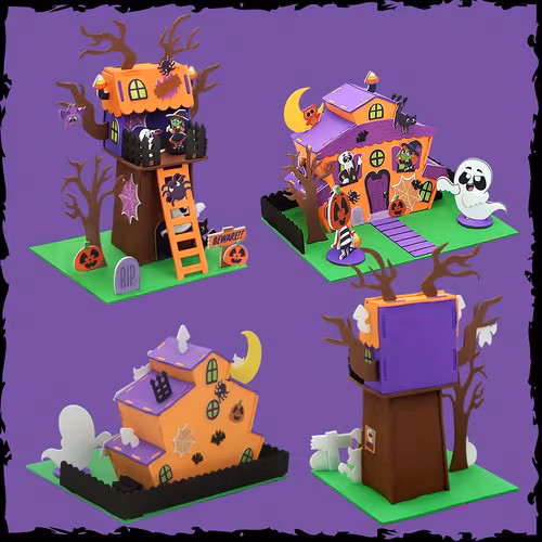 Foam Craft Kit 2 Pack Kids JOYFY Houses