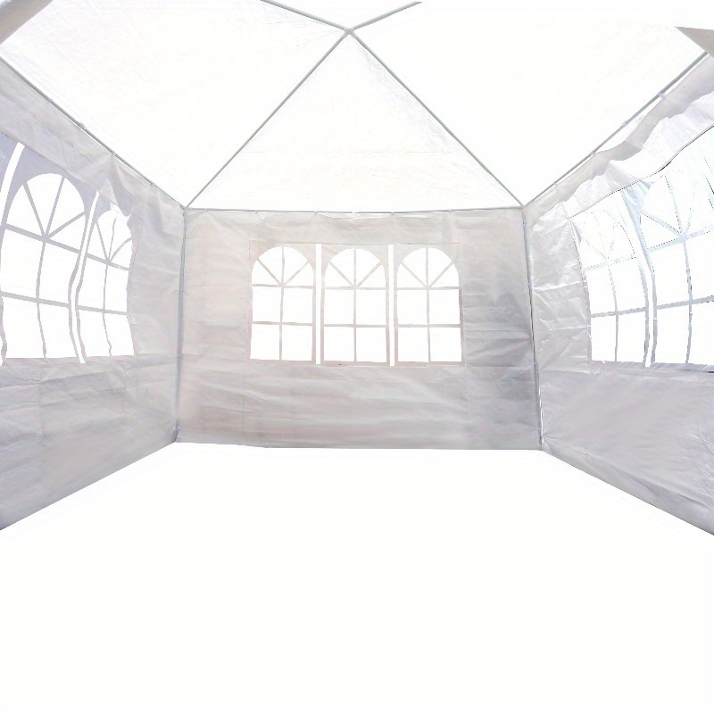 Heavy-Duty Outdoor Gazebo for Events, Featuring a 10X10 Party Tent with Four Removable Side Walls, Waterproof Sunshade, Suitable for Weddings, Camping, Backyard Gatherings, Picnics, Beaches, And Commercial Purposes
