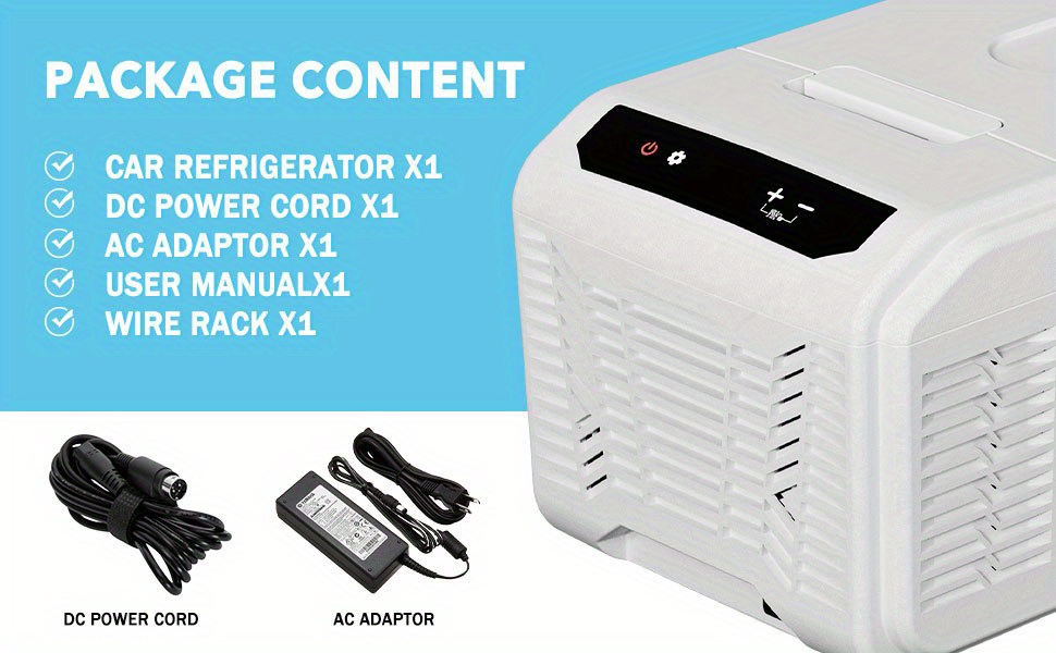 Upgraded 16QT Portable Compressor Car Fridge Freezer, 15 Min Fast Cool | ECO/ MAX Dual Modes | 3 Way Charging (Solar/ AC/ DC) | 3-Level Battery Protection | LED Display & Cup Holders | Camping RV Home Use