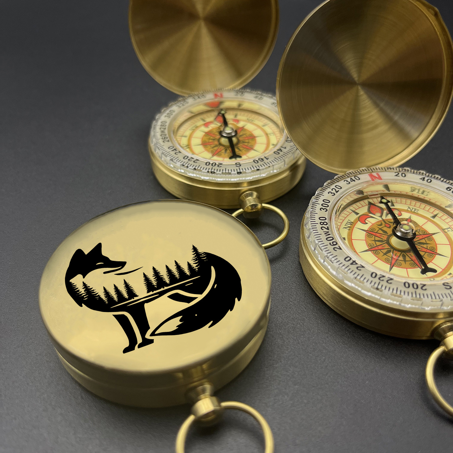 Fox & Forest Classic Pocket Style Camping Compass
