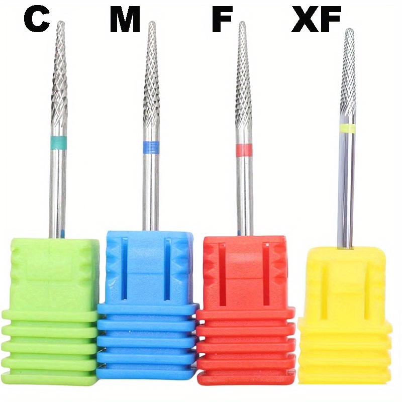 Professional Tungsten Carbide Nail Drill Bits, Safe Cleaning Tool