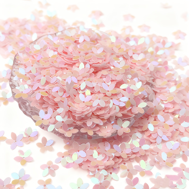 TEMU 900pz a Forma a Petali Rosa da 10mm - PVC Adatti per Orecchini, Corone di Fiori, Creazione di Ghirlande, Matrimoni Primaverili ed Estivi, , San
