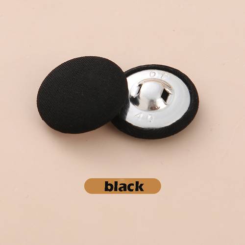 15pcs 20mm fabric covered buttons with metal shank pink invisible buttons for suits dress making professional sewing supplies for a seamless end