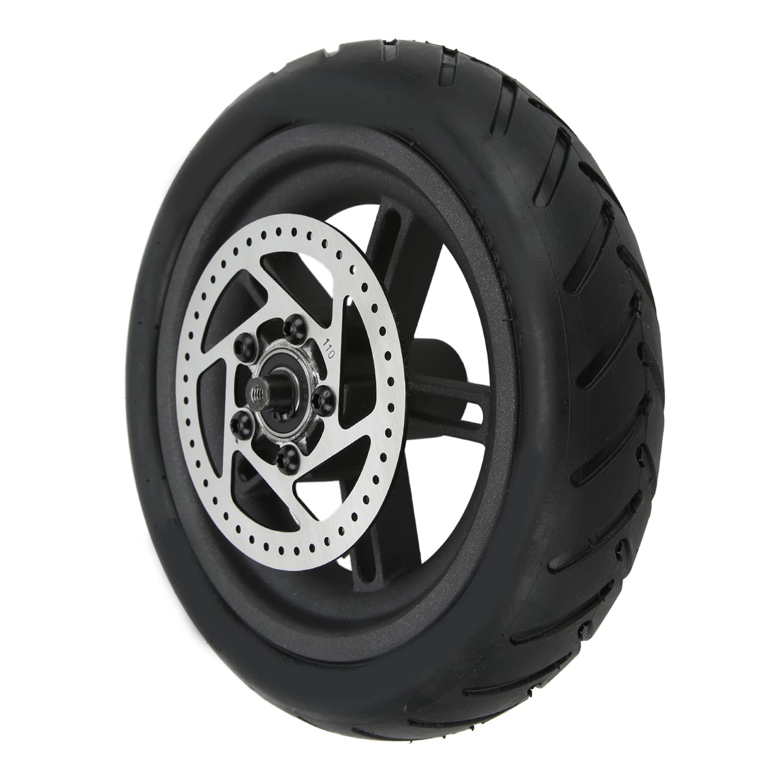 Image of E Scooter Solid Tyre Rear Wheel With Rim For Xiaomi M365, Rear Disc Brake Tyre, Electric Scooter Wheel Disc Brake Tyre E-scooter Rear Replacement