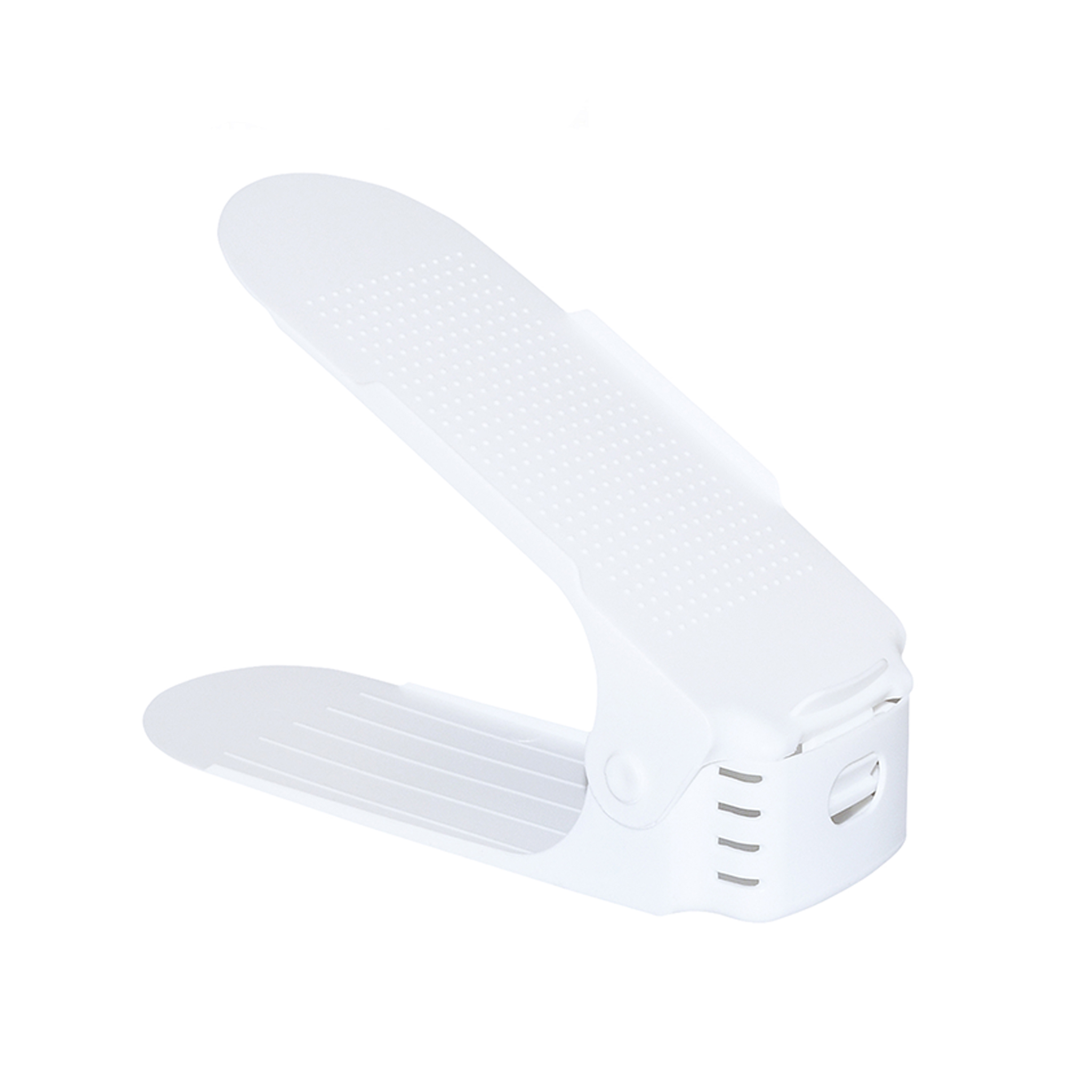 TEMU 30pcs Plastic Adjustable Shoe Racks, Shoe Storage Rack, 3-way Height Adjustable