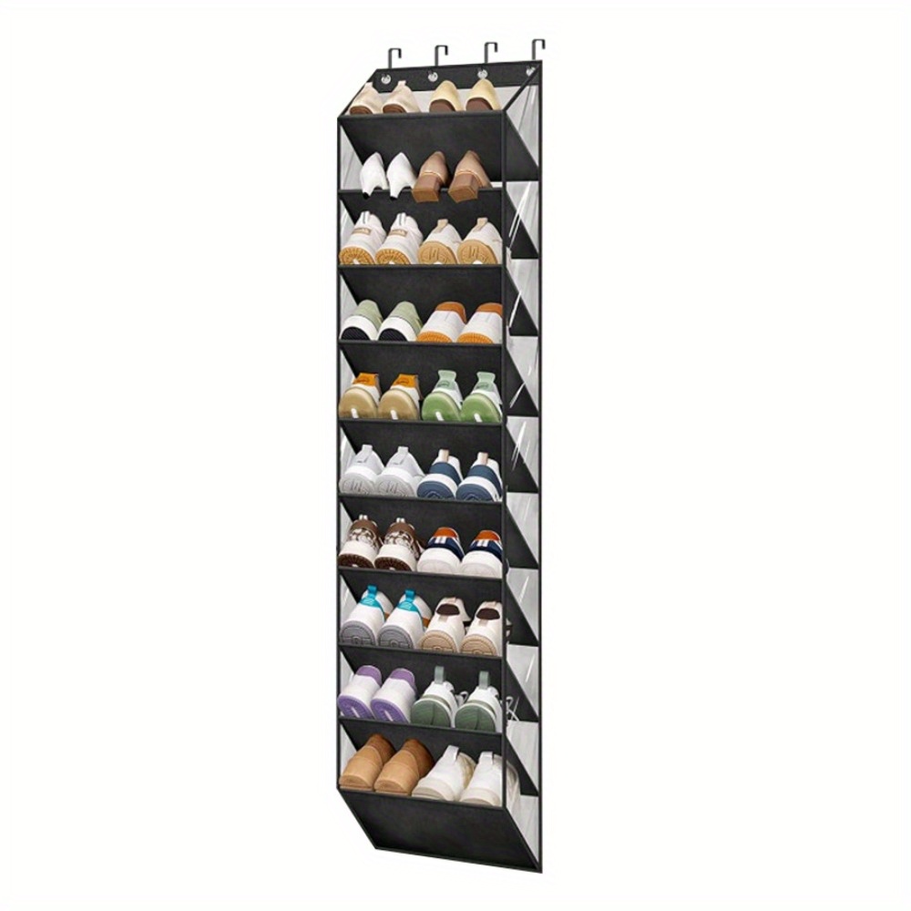 10 tier door shoe organizer space saving mesh large Temu