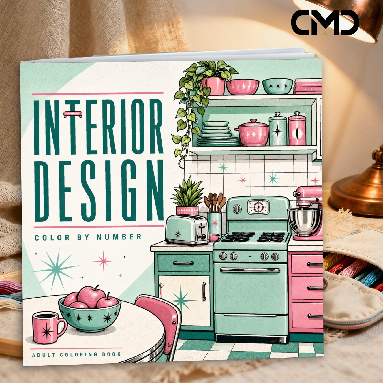 TEMU Adult Coloring Book With Numbered Pages Included, Suitable For Men And Women, Ideal For Relaxing Coloring. Kitchen Theme, Designed With