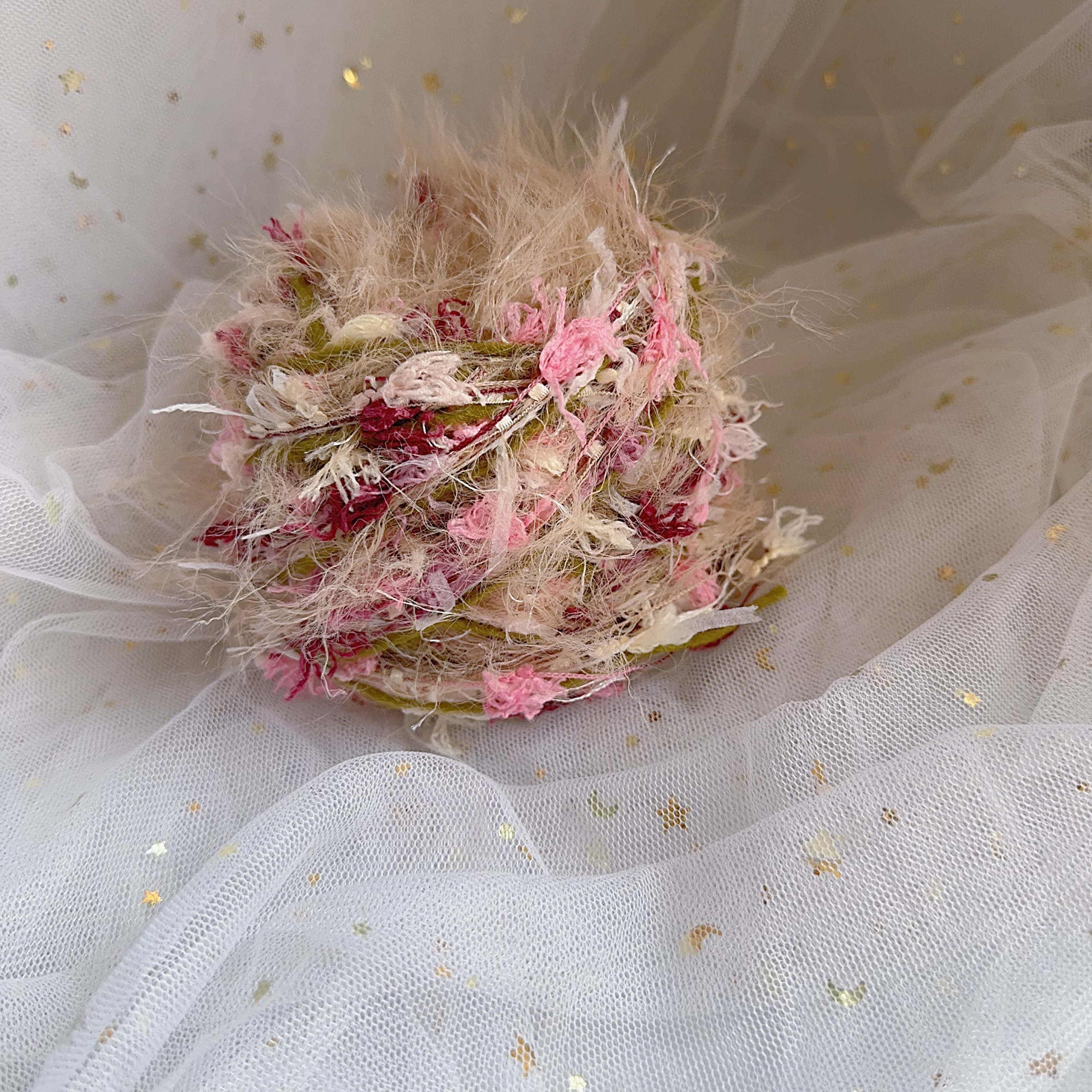 Hand-mixed Yarn Dried Knitting Wenwan Bag Hair Tie Yarn Ball 50g
