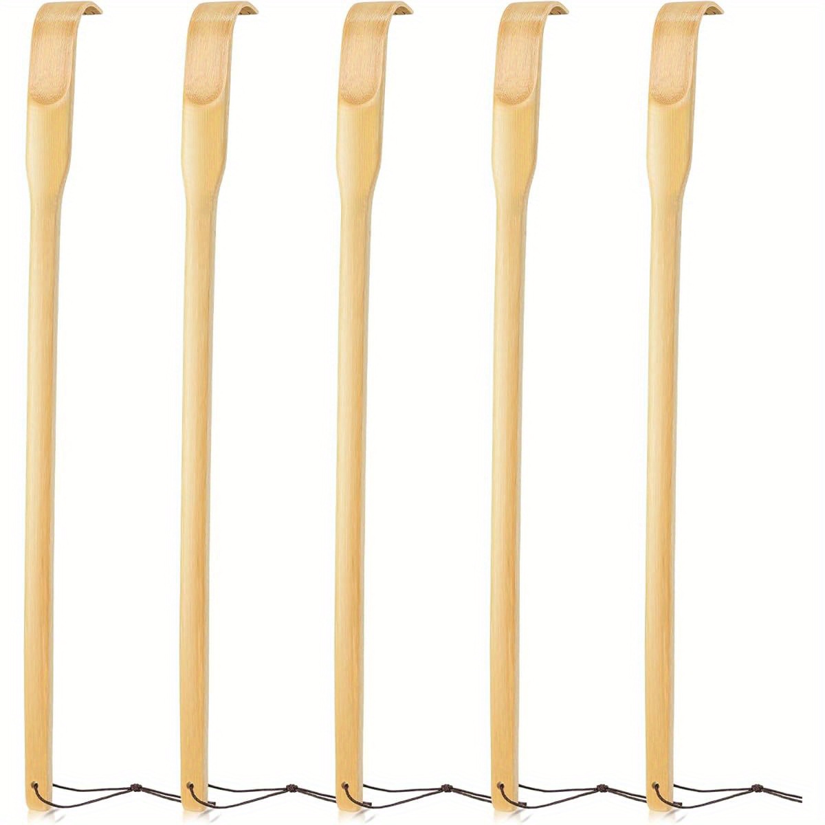 bamboo wooden back scratchers 16   scrubber for   women and people who need   hands instant from itching good practical   gift for friend family father s   massager handheld massager ergonomic scratcher durable wood natural material   tool reach extender   elderly care Product details 2