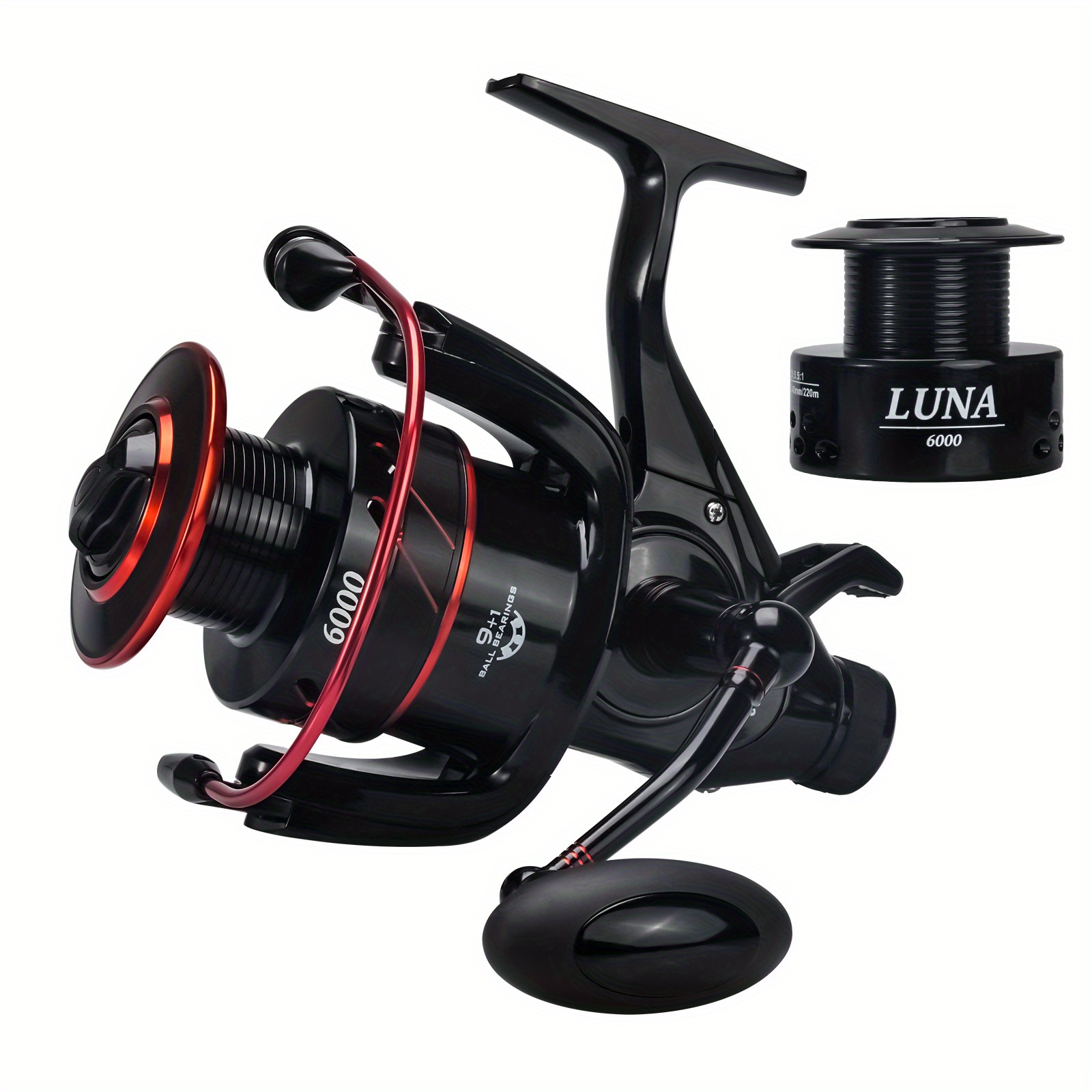 Seaknight Carp Fishing Reel 9+1bb Freewheel Spinning Reel 5.5:1 Freshwater Reel 4000 5000 6000 Carbon Fiber Max 12kg