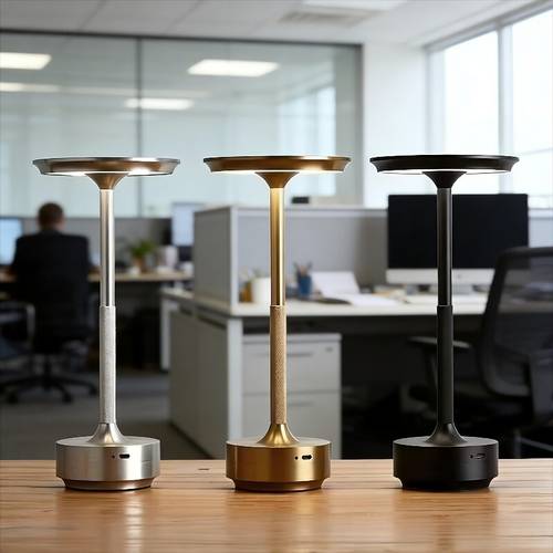 portable rechargeable led desk lamp aluminum retro table lamp light reading lamp 3 color lights and for bar coffee shop atmosphere lamp ideal for reading office gaming