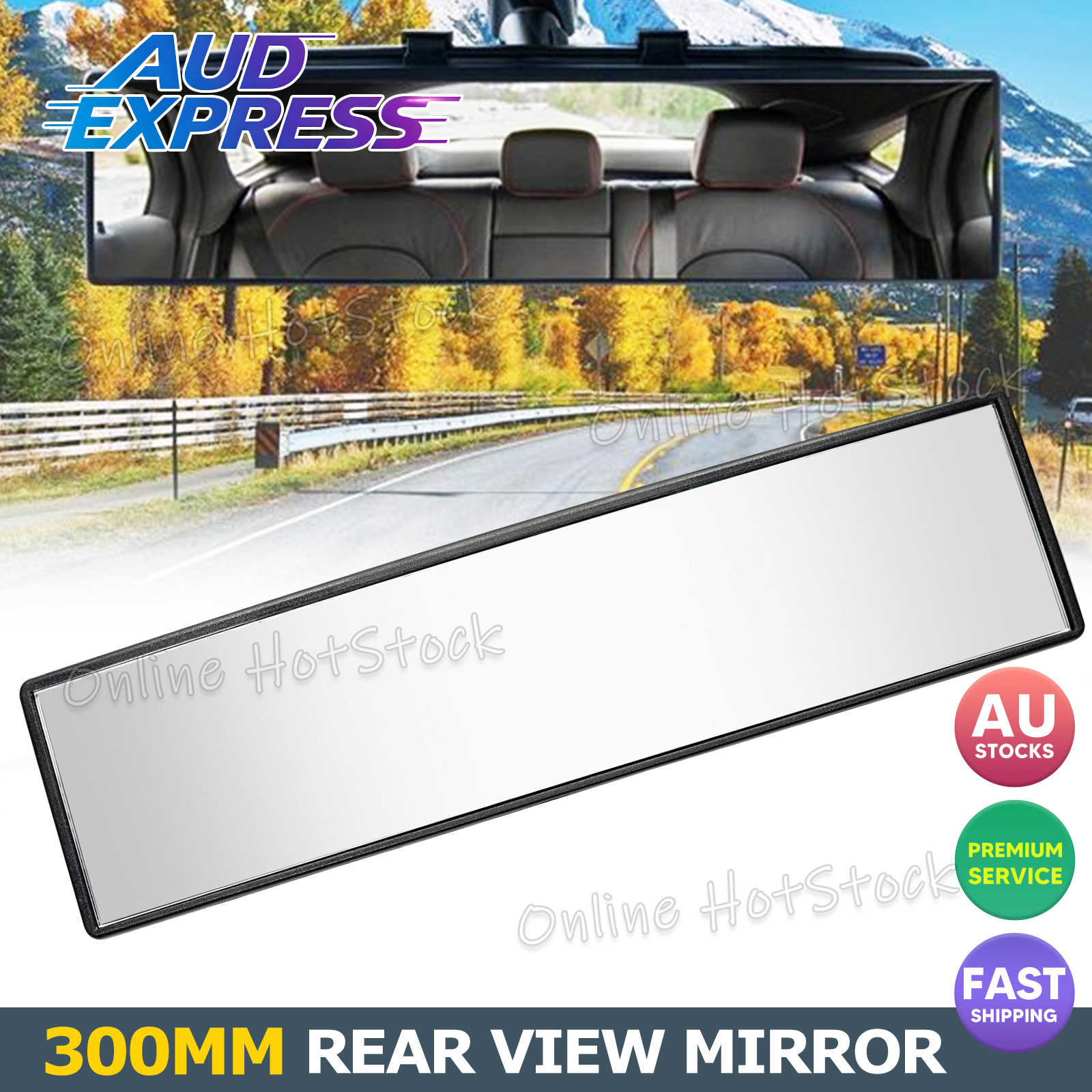 TEMU Rear View Mirror Packing Rearview Car Interior Anti Glare Wide Angle Panoramic Audexpress