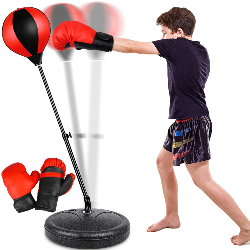 Vertical Inflatable Boxing Ball 80cm-110cm Boxing Reaction Training Ball