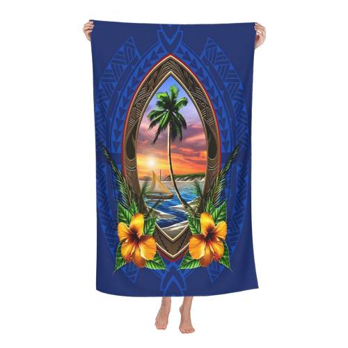 guam seal inspiriertes strandtuch - stilvolles design, zum schwimmen, fitnessstudio, yoga - ideales reisebegleiter-geschenk, geburtstagsgeschenk
