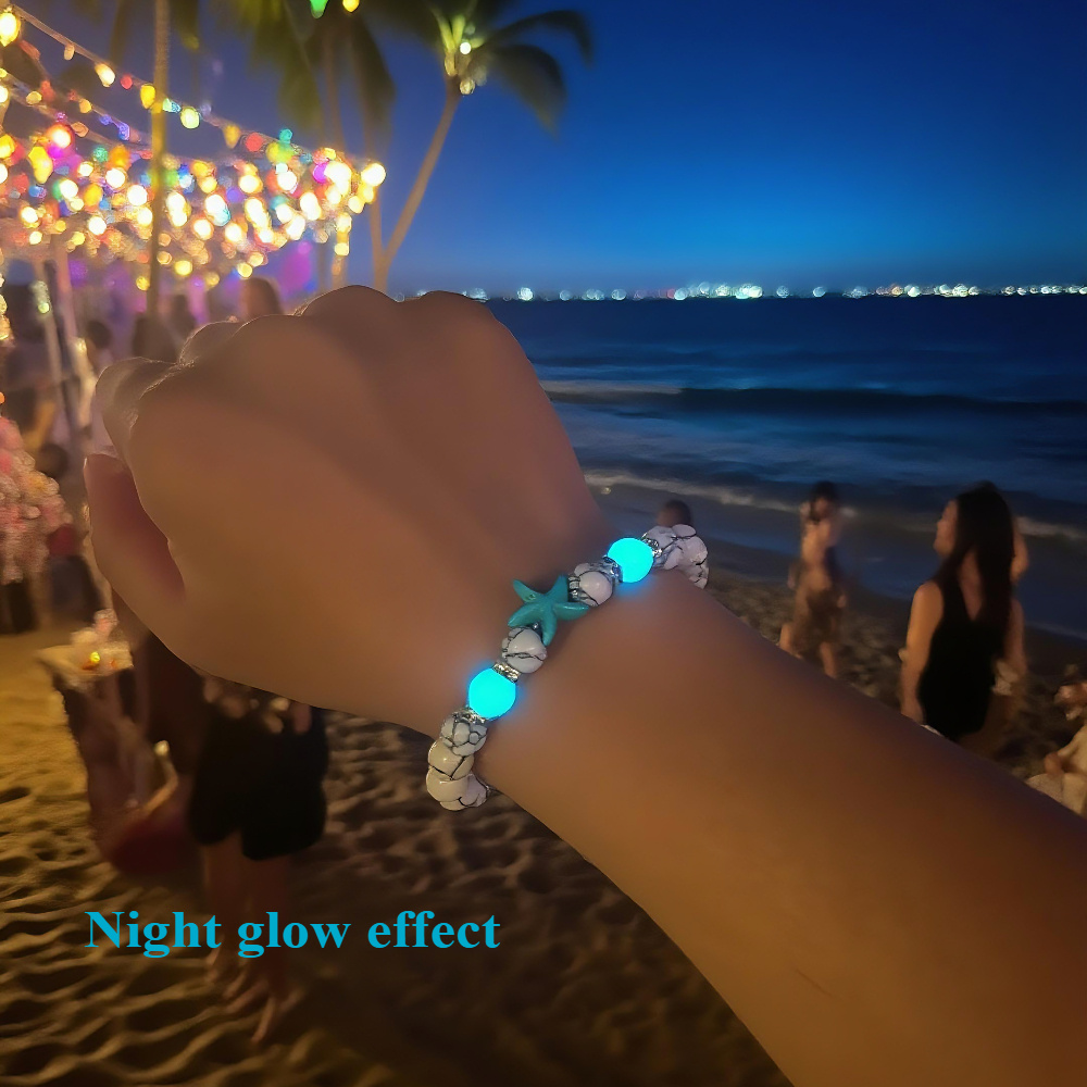 Starfish -the-dark Cool, Unisex, Couple Matching, Suitable For Party Outfits, Holiday Gifts