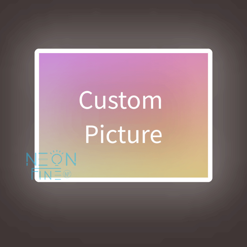 TEMU Custom Uv Neon Sign Personalized For Shop Bar Home Decor