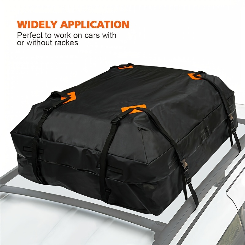 425l Thickened Waterproof Oxford Cloth Roof Bag Suitable For Trips Includes Anti-slip Mat Withstands 10000 Water Pressure Black Friday Christmas Picnic Storage Bag