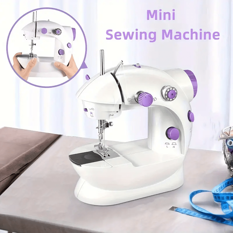 home mini sewing machine a compact automatic multifunctional personal care electronic device with a power supply suitable plugs 110 130 of pp material crafting repairs and modifications details 8