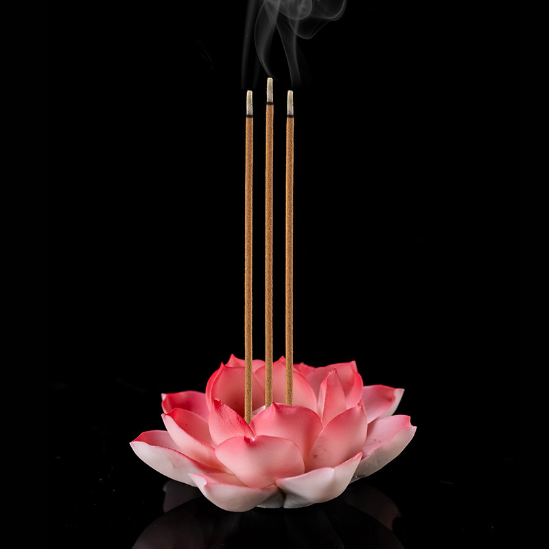 E-shop 1 Stück Mehrfarbiger Keramik-Lotus-Räucherständer, Blumenstäbchenhalter für Yoga-Studio, Wohnzimmer, Heimdekoration