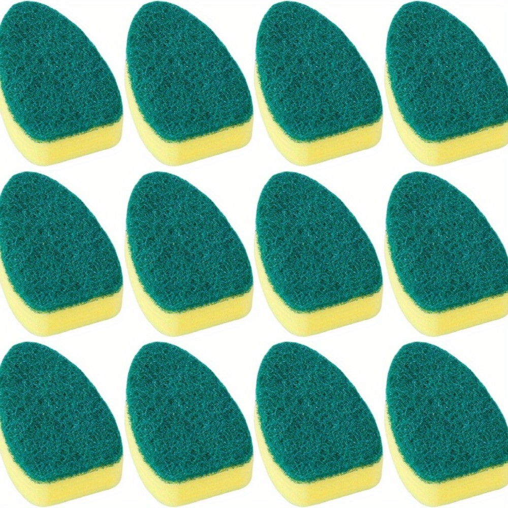 12 pack   non scratch dish wand sponge refills kitchen cleaning supplies for bathroom and home use 0
