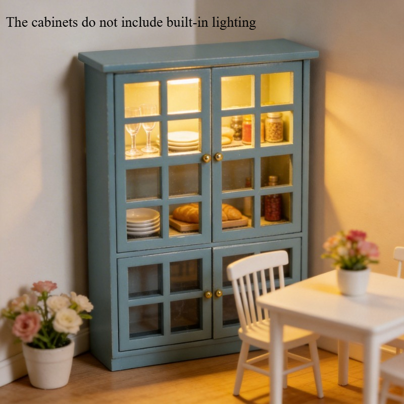 1:12 Scale Miniature Simulated Kitchen Furniture Set