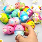 gift for her him random 7 15 22pcs multi item party animal toys bulk kawaii mini squishies toys for stuffers birthday party giveaways suitable for halloween and christmas celebrations expanding soft toys