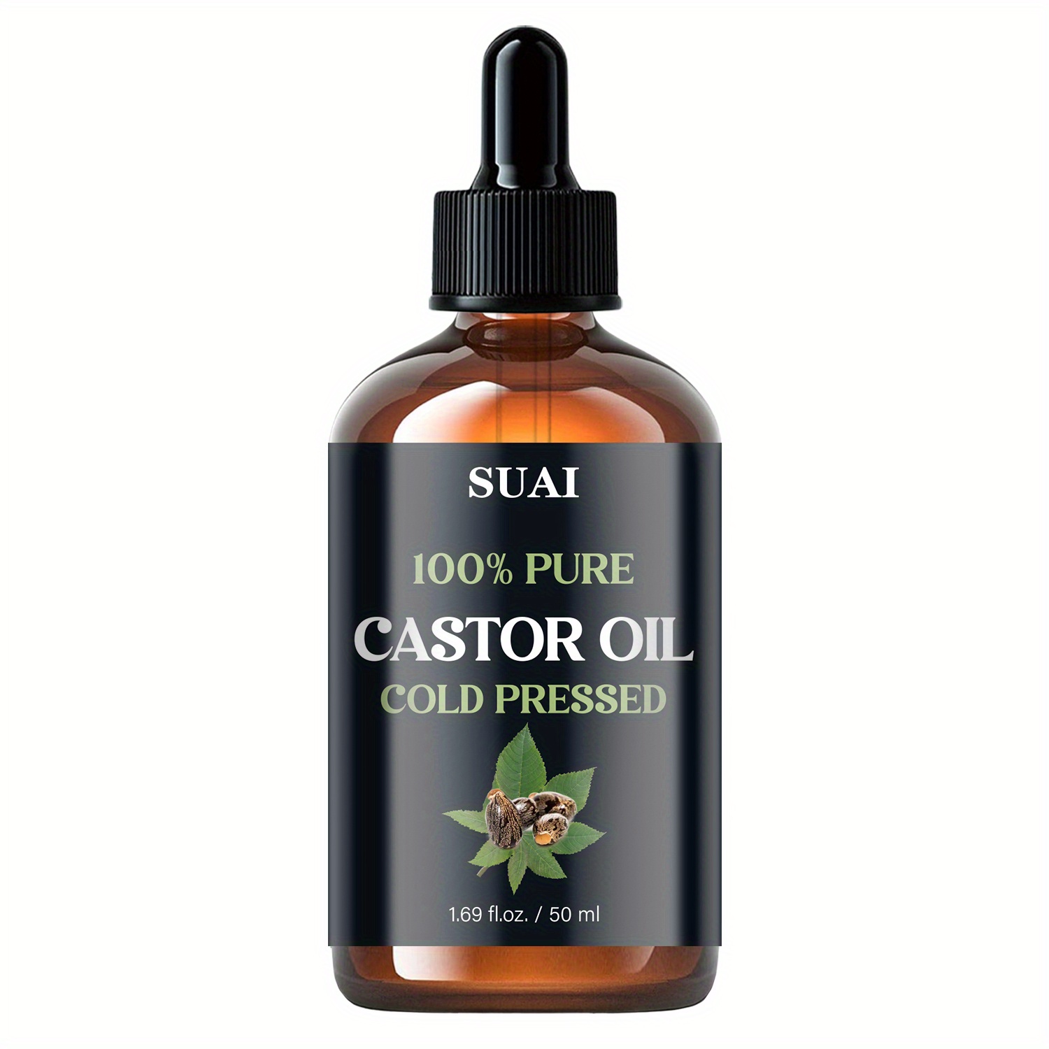 Castor Oil, Cold Pressed, And Skin, Plant Extracts, Enhances Skin's Smoothness, Contains Essential Oils, Elegant Packaging, Hypoallergenic Formula