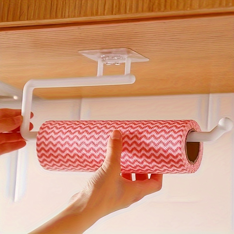E-shop Multifunktionaler Küchenpapierhalter, Toilettenpapierhalter, Rollehalter, Frischhaltefolienhalter, Lappenhalter, Wandmontierter Handtuchhalter,