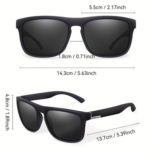 1pc of vintage mens polarized glasses suitable for exploration and activities fashion glasses