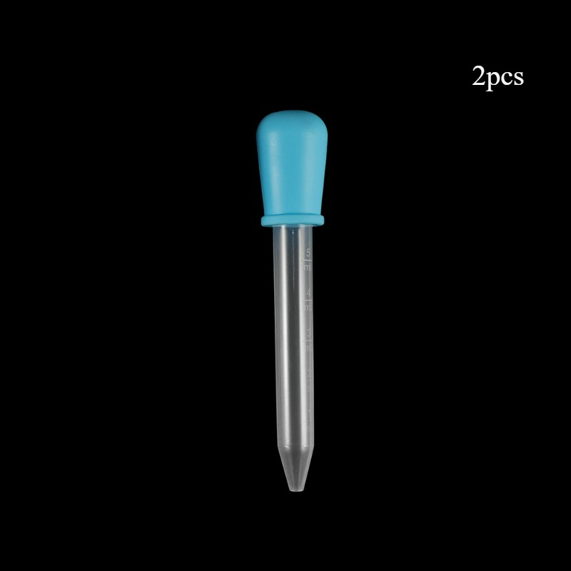 2pcs 5ml Clear Silicone Graduated Dropper Pipettes - Precision Measuring Tools For Epoxy Resin, Candy Molds, Jewelry Making, Diy Crafts - Flexible, Durable &