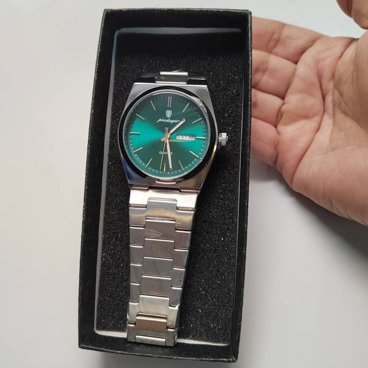 TEMU Authentic New Fashionable Casual Men's Watch, Luxurious And Elegant Design, Business Fashion, Ultra-thin Case, Suitable For Gift , Boyfriend,