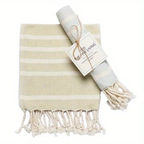 turkish hand towels set of 2 100 kitchen and bathroom hand towels decorative hand towels for bath guest face hair tea dishcloth 40x18 inch