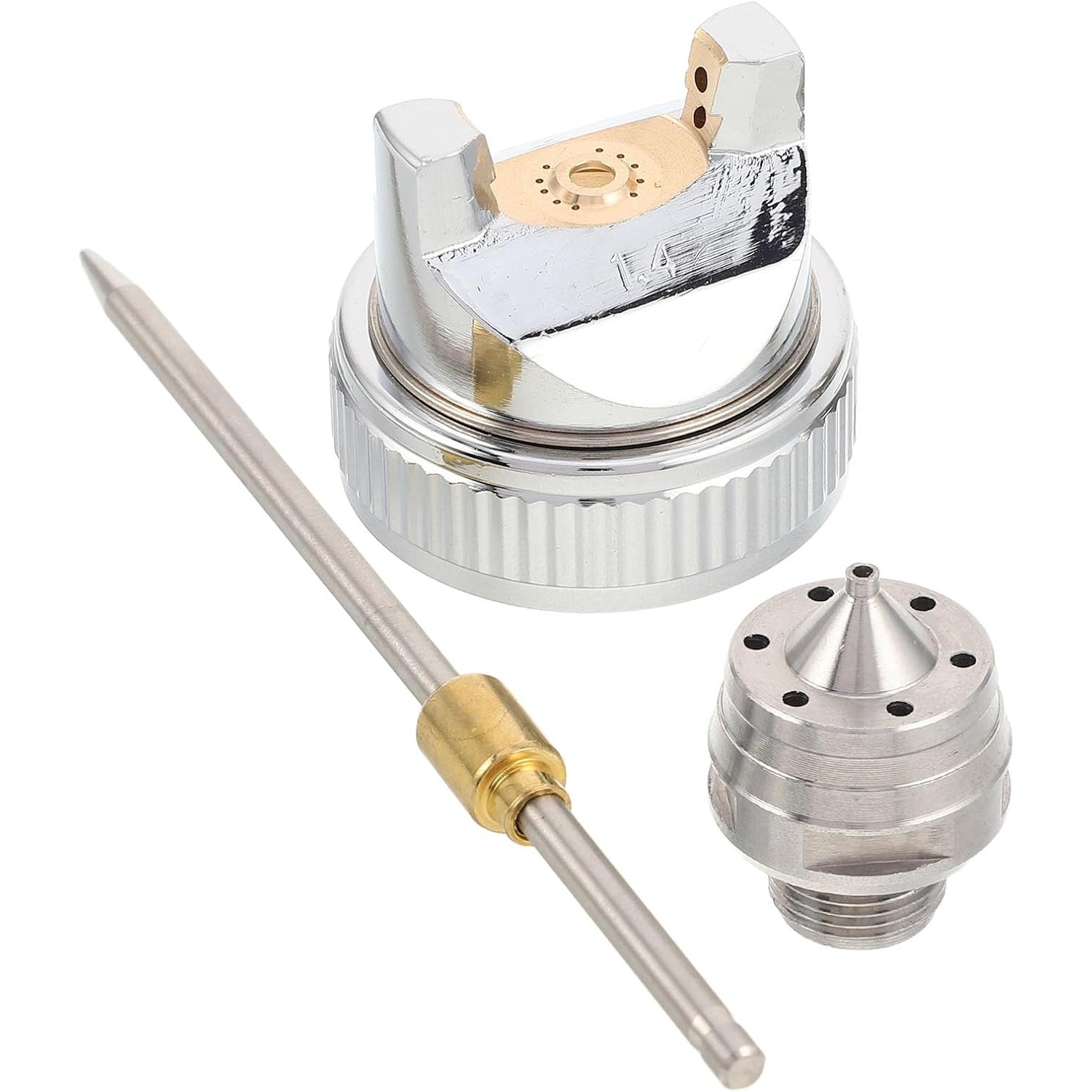 Needle, Nozzle,  , Paint Sprayer Fluid Tip for HVLP Spray Gun, Car Paint Application Tools for Automotive Shop Repair Maintenance