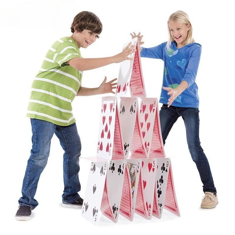 

Card Game Set For Indoor & Outdoor Fun - Family-friendly Party Entertainment With Red & Playing Cards, Themed Parties &