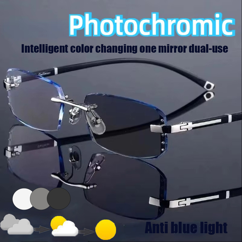 

Rimless Anti-blue Light Glasses, , ,