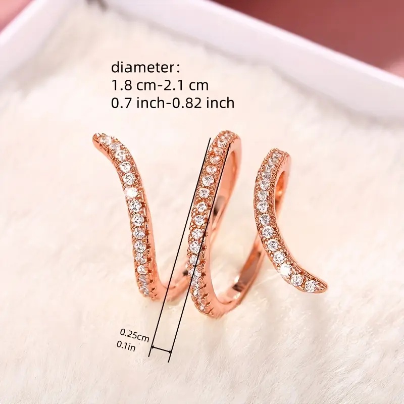 Personality Twist Adjustable Opening Ring
