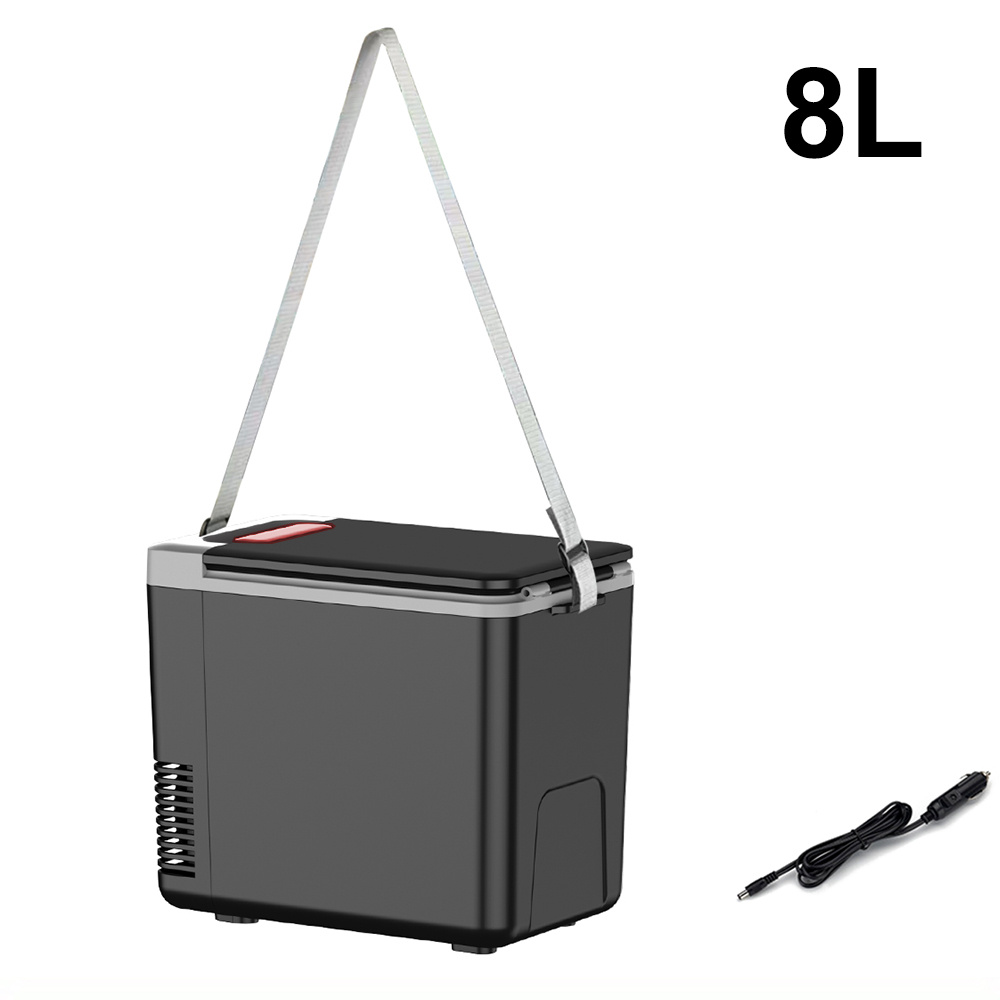 Image of Eafc Car Refrigerator, Dual Temperature - Suitable For Car And Home Use, Energy- Semiconductor Cooling, 12v Car Power Supply, Quiet Motor, Compact And Portable.