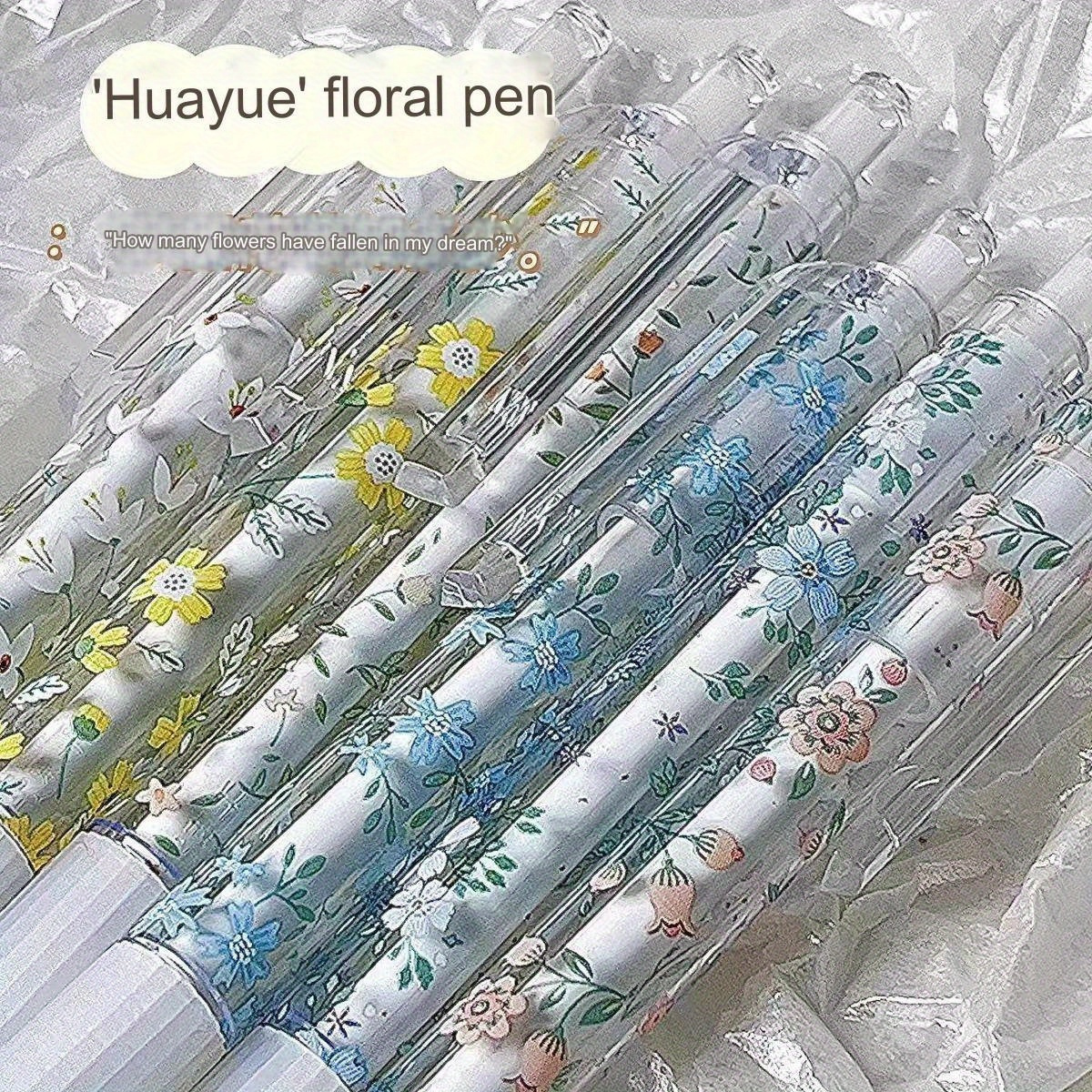 6pcs Retractable Neutral Pens - Medium Tip 0.5mm, Quick-drying Black, Beautiful , Smooth Writing, Suitable For Diaries And Office Stationery
