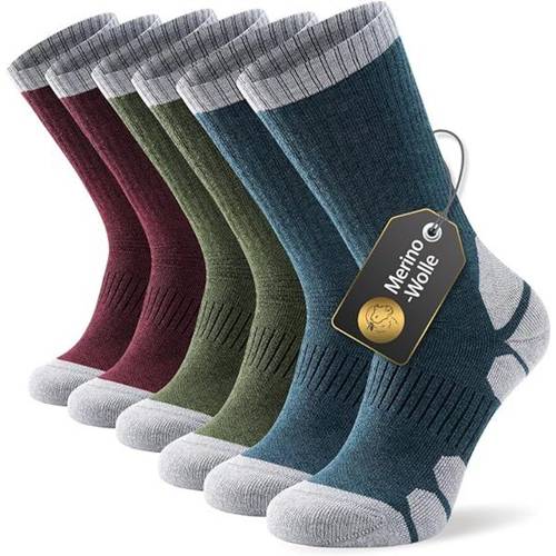 3 pairs merino wool socks warm soft thermal socks for men great for hiking and winter