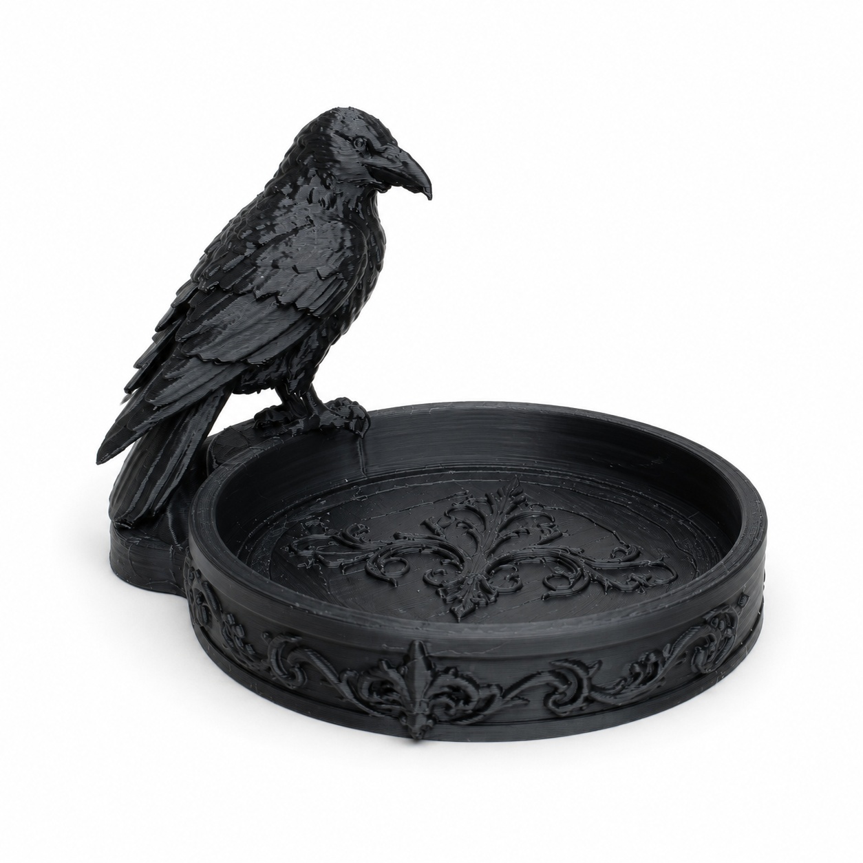 TEMU Plateau à Bijoux Statue de Gothique, Bol à Bibelots et Porte-Bagues , Ornement de Table Dark Academia, Décoration de Pièce Sorcière, Décoration