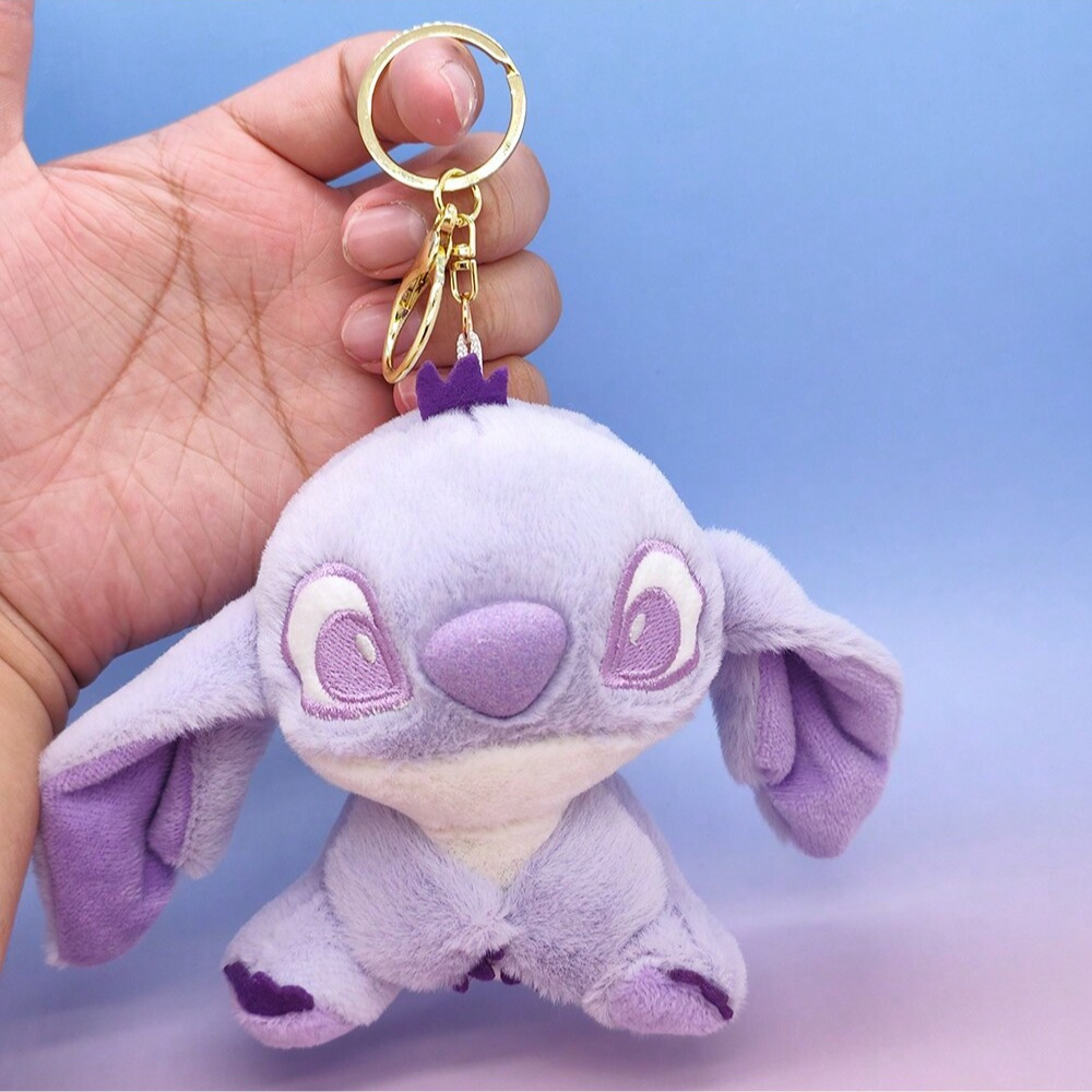 Porte-clés En Peluche Méduse Lumineux – Pendentif Pour Sac, Taille 8 Cm – Cadeau Mignon Pour Femme - 8