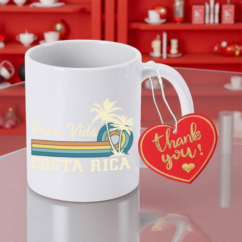 item picture 1pc 11oz with vida palm tree striped logo reusable ceramic coffee mug coffee cup thanksgiving gift birthday gift holiday gift halloween gift christmas gift office reading home tea