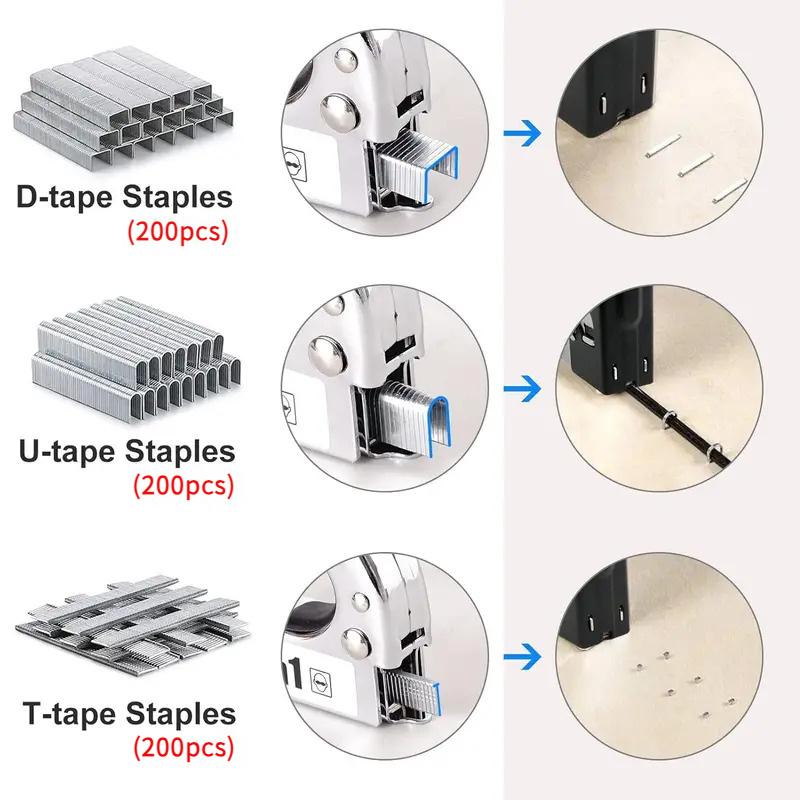 

600pcs High Quality Metal Staple , Multifunctional Air Straight , U-shaped For Woodworking, Photo Frame And Door