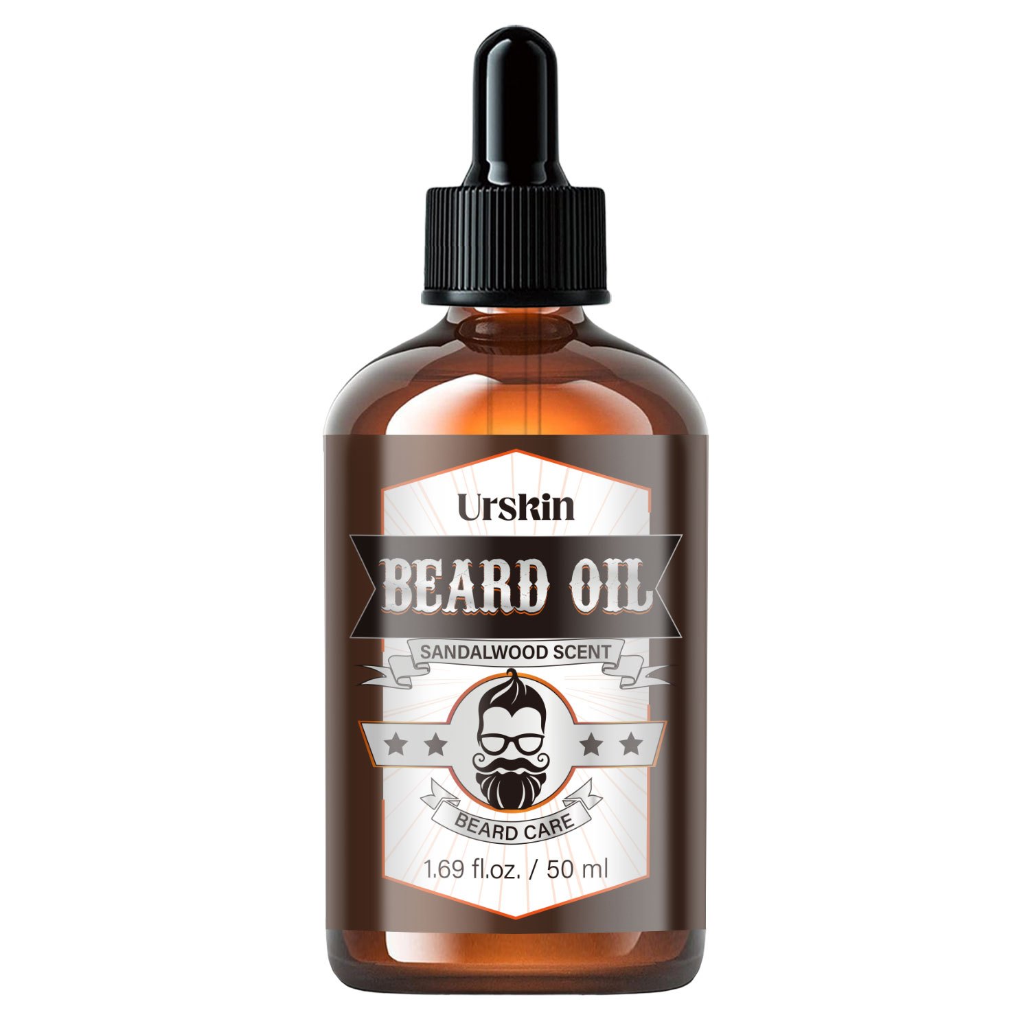 Fast-acting Beard Oil Suitable For - Promotes Faster Thicker Beard & Mustache, Moisturizing Formula For , Dropper Cap For Precise Application, Ideal For Areas & Beards, 50ml