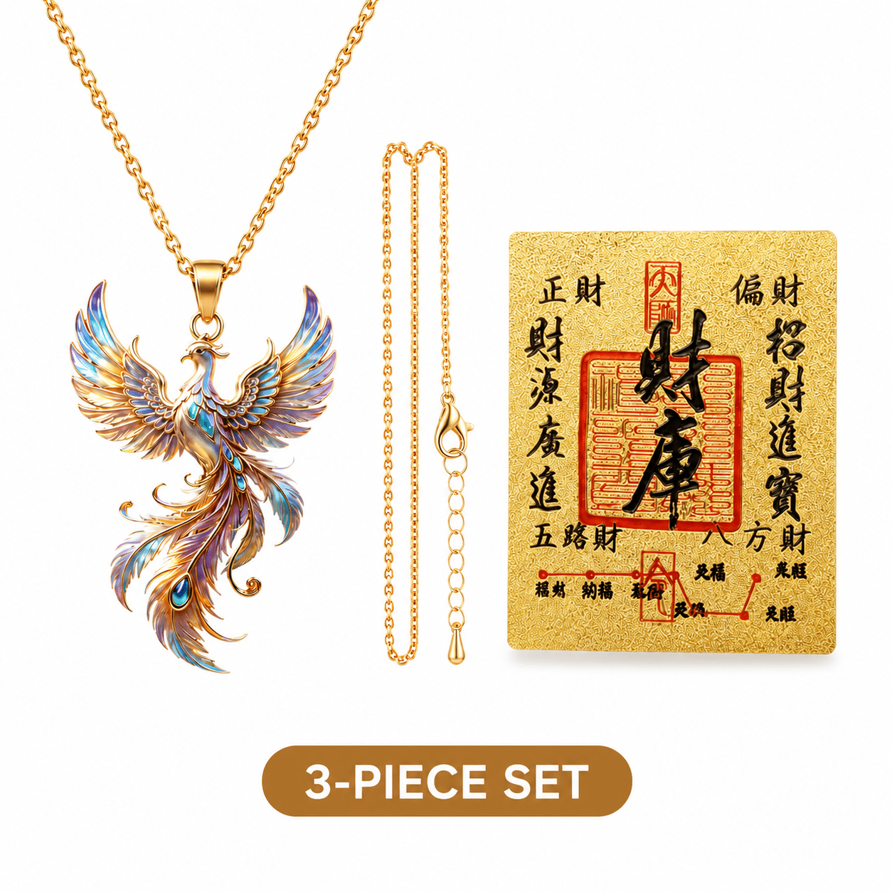 Colorful Phoenix Pendant Necklace Elegant Bird-shaped Jewelry For Women And Men Vintage Oriental Style Accessory For Daily Wear Parties Anniversaries And Gift