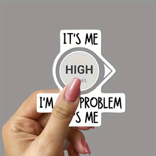 sturdy construction funny vinyl sticker for im design reminder for type 1 diabetes and high blood sugar die cut sticker for laptops water bottles more diabetes gear