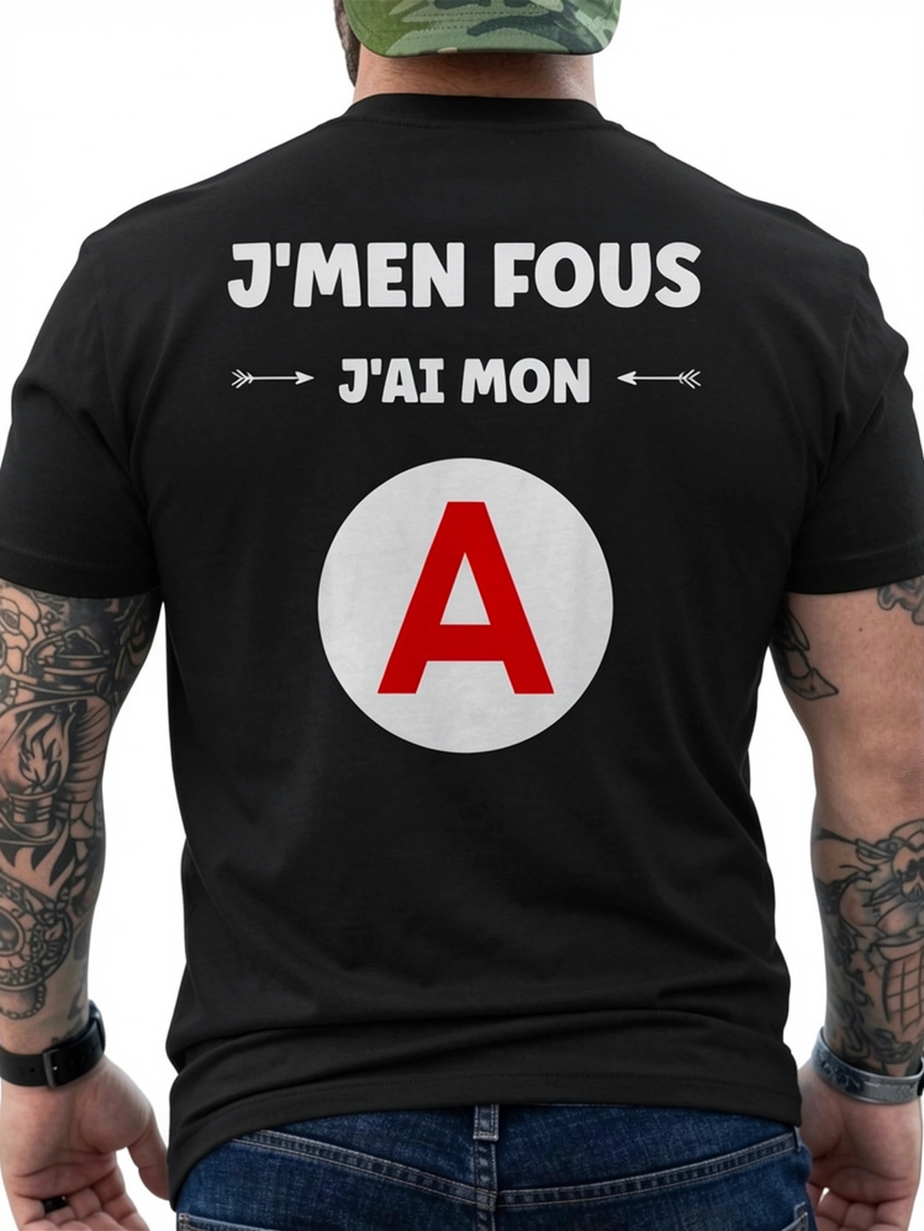 heren t-shirt met ronde hals en korte mouwen - jonge humor rijbewijs het kan me niet schelen, ik heb mijn a t-shirt bedrukt op de rug - dagelijkse kleding - puur katoen - vintage grafisch casual zomer t-shirt top 2026