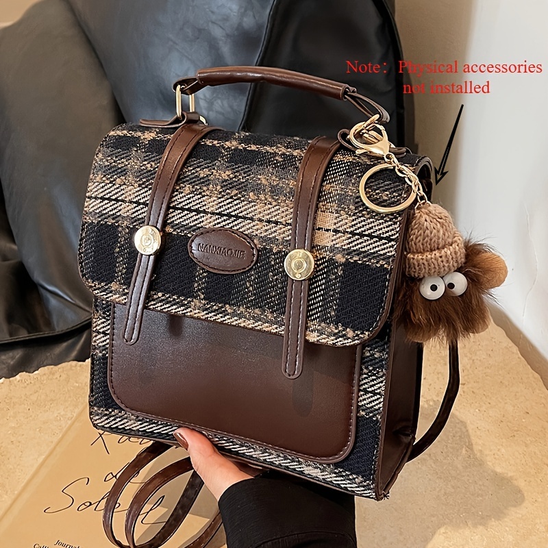 Image of New Fashionable Casual Backpack For Of Faux Leather, Ideal For Students And Outdoor Travel